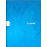 Clairefontaine Calligraphe Clairefontaine 7480C - Packung mit 20 Heften Calligraphe geheftet, DIN A4+ 24 x 32 cm, blanko, 24 Blatt, 70 g, farbig sortiert, 1 Pack, x20