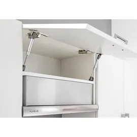 roe furniture Küchenzeile 180 cm Braun/Weiß