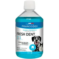 FRANCODEX Frische Dent- und Mundhygieneflüssigkeit für Hunde und Katzen 500ml