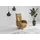 sit&more TV-Sessel Zora Kunstleder 75 x 112 x 82 cm curry mit Aufstehhilfe, 2 Motoren und Akku
