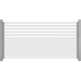 GROJA Sichtschutzzaun Ambiente Waagerecht 180 cm x 90 cm x 0,8 cm Streifen