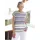 Classic Basics Sieh an! Kurzarm-Shirt in anthrazit-lavendel-geringelt | Gr.: 50,