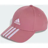 Adidas Baseball 3-Streifen Cotton Twill Baseball Kappe PINK / White Erwachsene (S/M)