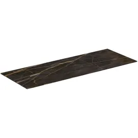 Ideal Standard Conca, Keramik-Waschtisch-Platte T4346DG Ausladung 37cm, 100 x 37,3 x 0,6 cm, Mamor Noir Desir