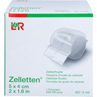 EurimPharm Arzneimittel GmbH Zelletten Tupfer 4x5 cm unsteril Rolle