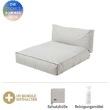 BLOMUS Outdoor-Bett -STAY- 120 x 190 cm inkl. GRATIS Schutzhülle & Reinigungsmittel Cloud