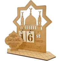 Ramadan Deko Kalender, Ramadan Kalender Aus Holz, Eid Mubarak Adventskalender, D