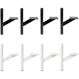Natural Goods Berlin 4X Möbelfüße ERNST - Möbelfüße Schwarz Metall 15 cm - Möbelbeine für Sofas, Betten & Sideboards Möbelfuß Schwarz Couchfüße für individuelle Möbel - Couch Füße 15cm