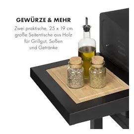 Klarstein Meat Machine Holzkohlegrill schwarz