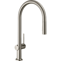 Hansgrohe Talis M54 210 2jet edelstahl finish 72800800