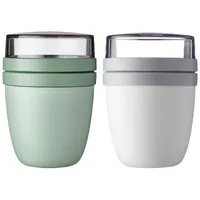Mepal Lunchpot Ellipse Mixed nordic sage + nordic white 500 ml + 200 ml