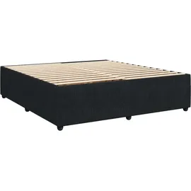 vidaXL Boxspringbett 180 x 200 cm Schwarz