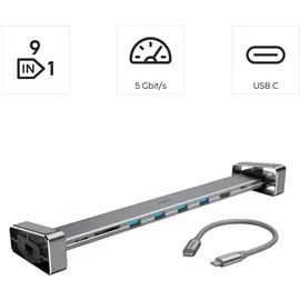 Hama Dockingstation hama USB-C Dockingstation 9in1 9in1-USB-C