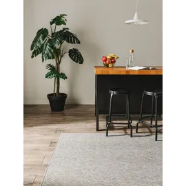 benuta basic benuta In- & Outdoorteppich Iowa Hellgrau 80x150 cm - Teppich für Balkon, Terrasse & Garten