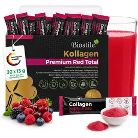 Biostile Collagen Premium Red Total Beutel 30 St.