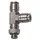 Riegler T-Steckverschr., L-Form, drehbar, G 3/8 a., Schlauch- Ø8, ES