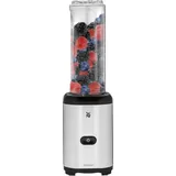 WMF Kult X Mix & Go Mini Smoothie Maker, Standmixer, Blender elektrisch, Shake Mixer 300 Watt Leistung, Tritan-Kunststoff Flasche 600ml,