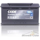 EXIDE AUTOBATTERIE 12V 100Ah STARTERBATTERIE 900A EA1000 PREMIUM CARBON BOOST