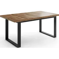 WFL GROUP Esstisch Eiche Wotan, Rechteckig,Rechteckig, 90x75x160 cm Esszimmer,