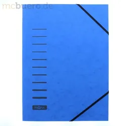 Pagna Eckspannmappe A4 blau