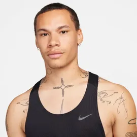 Nike Fast Dri-FIT Singlet Lauf-Tanktop Herren 010 black/reflective silv S
