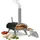 Relaxdays Pizzaofen schwarz/silber