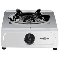 Vitrokitchen 160ib Gasring 1 Kochfeld - White / Black - One Size