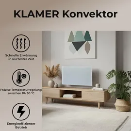 Klamer Konvektor Pro 2500 W Weiß
