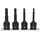 KS Tools 1/2" Kraft-Bit-Stecknuss-Satz, lang, 4-tlg.