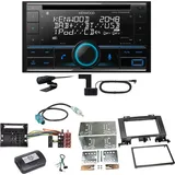 Kenwood DPX-7300DAB Bluetooth DAB Einbauset für Mercedes Sprinter W906 Crafter