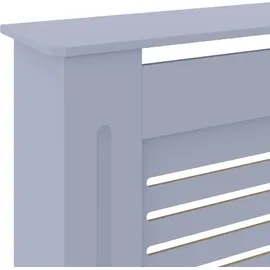 vidaXL MDF Heizkörperverkleidung Grau 205 cm