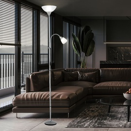 RL RGB LED Stehlampe, bewegliche Leseleuchte, H 180 cm
