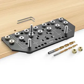 Vevor Regalstiftlehre und Scharnierlehre Bohrschablone 6,4 mm/4,8 mm