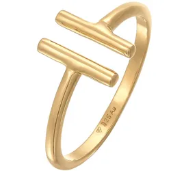 Elli Geo Stab Trend Offen 925 Silber Ringe   Damen 