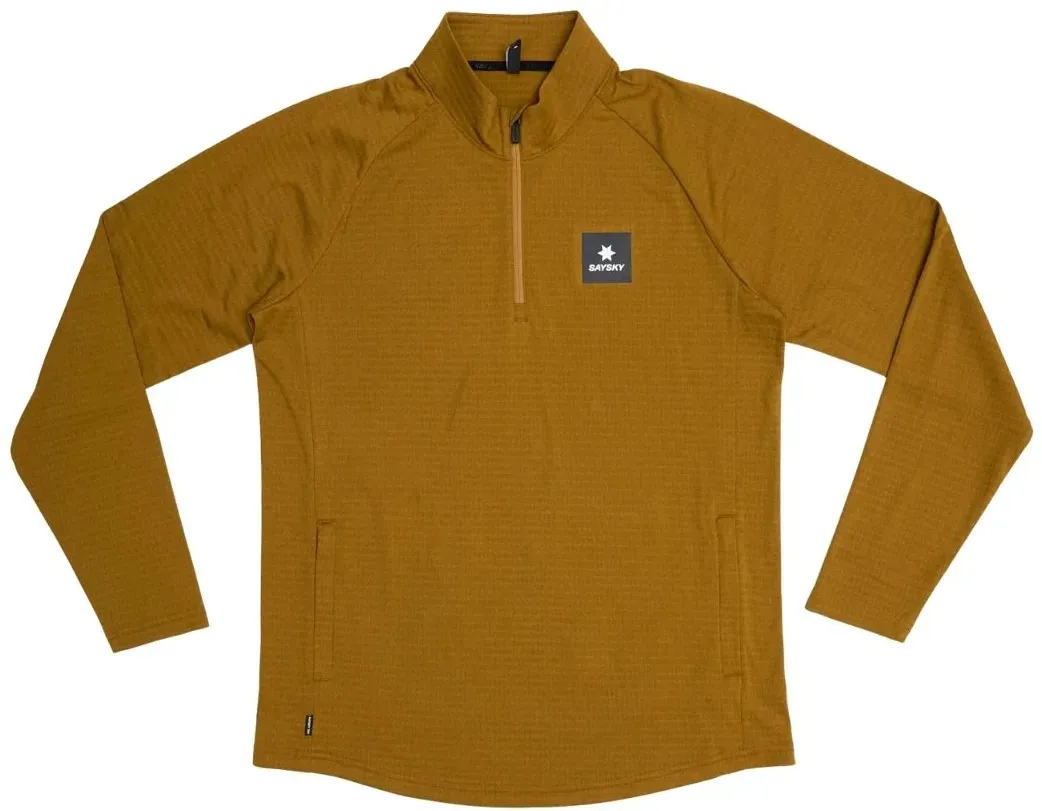 Saysky Herren Blaze Half Zip Light Fleece braun