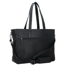 Plevier Rock Shopper Leder Schwarz