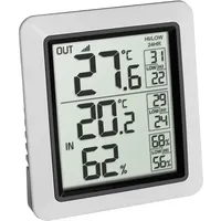 TFA Dostmann Info Funk-Thermometer Inkl. Außensender Kat-Nr. 30.3065.02 Weiß L