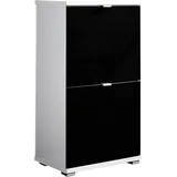 Germania Schuhschrank Colorado Lack / Hochglanz Schwarz