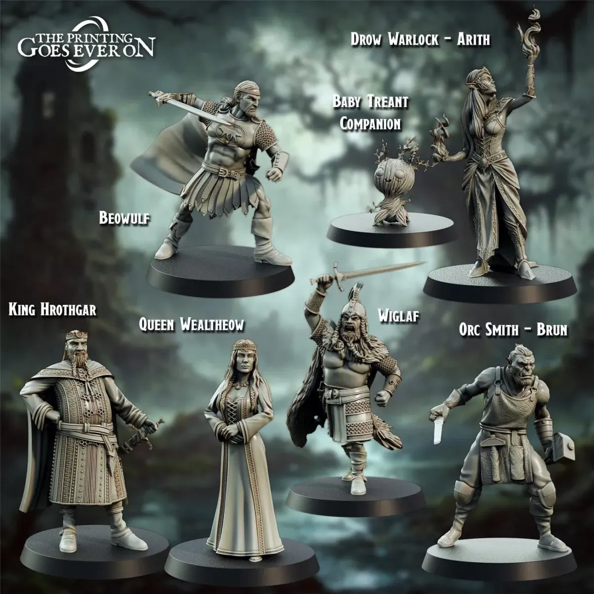 Character Bundle - Beowulf's Deceit aus Beowulf's Deceit von The Printing Goes Ever On