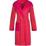 Esprit Bademantel Striped Hoody raspberry XL