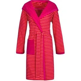 Esprit Bademantel Striped Hoody raspberry XL