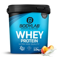 Bodylab24 Whey Protein Pulver, Pfirsich-Joghurt, 1kg