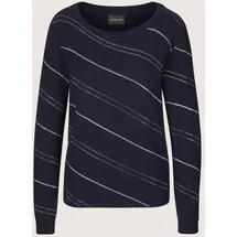 Madeleine Longpullover Glitzerpullover Blau 44/46