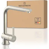 wasserwerk »WK 4, Wasserhahn, Küche, Einhebelmischer«, silberfarben
