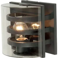 Elstead Lighting Frida Aussen-Wandleuchte E27 21cm Graphit IP54 (E27,