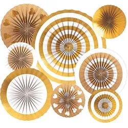 amscan® Partydeko-Set gold