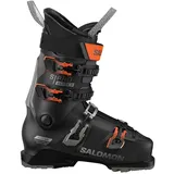 Salomon Herren Ski-Schuhe ALP. BOOTS S/PRO SUPRA, Black/Dark Grey Met./Orange Tiger, 28