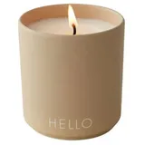 DESIGN LETTERS Hello Duftkerze 1 St. beige
