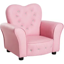 Homcom Kindersessel Prinzessin rosa