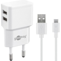 Goobay Dual Micro USB charger set 2,4 A